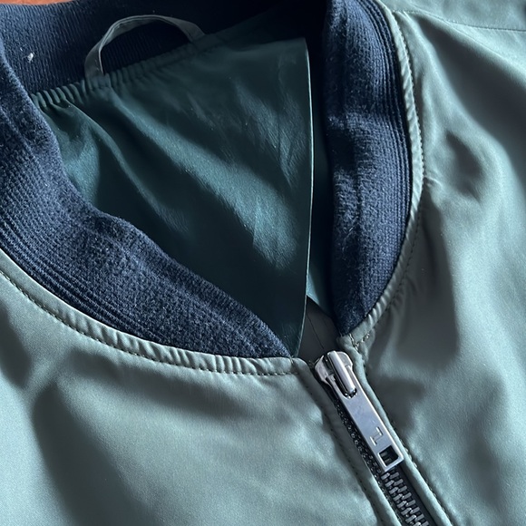 Porsche Design Moss green Bomber Lightweight Jacket sz 56 or XXL (fits slim) - Picture 6 of 14